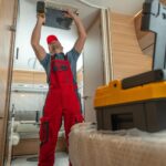 repairing-ceiling-mounted-rv-camper-air-condition-SUD492S.jpg